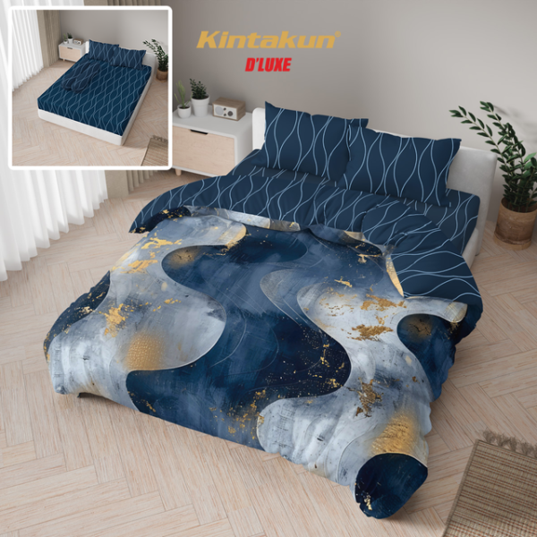 Kintakun Bedcover 3D Printing Jasper Set size 180x200
