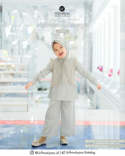 SERAYA LITTLE ONE SET OUTER SAGE