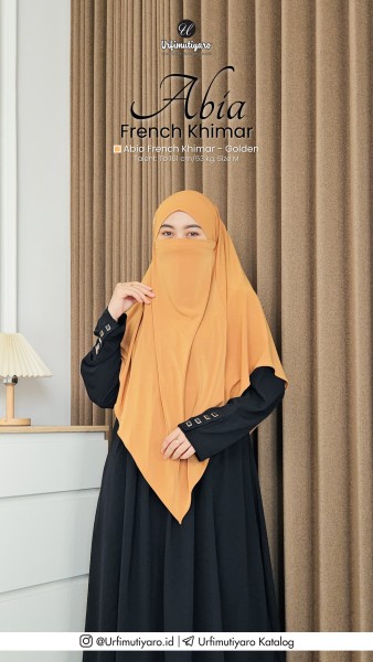 ABIA FRENCH KHIMAR GOLDEN