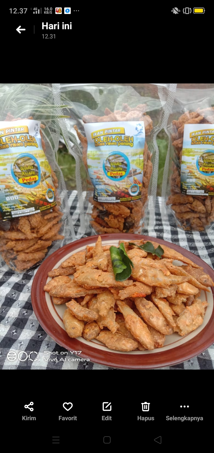 Wader crispy pedas