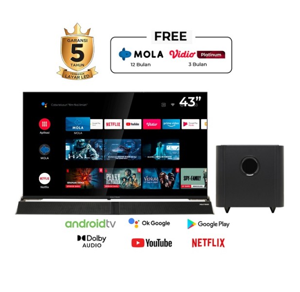 TV POLYTRON PLD43AG9953 (Android tv)