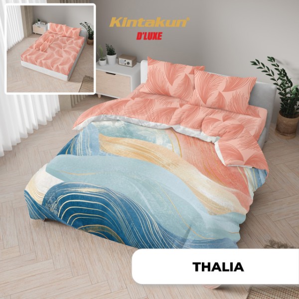 Kintakun Bedcover 3D Printing Thalia Set size 180x200