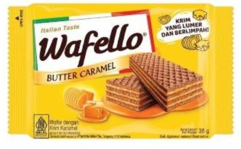 ROMA WAFELLO BUTTER CARAMEL 38GR