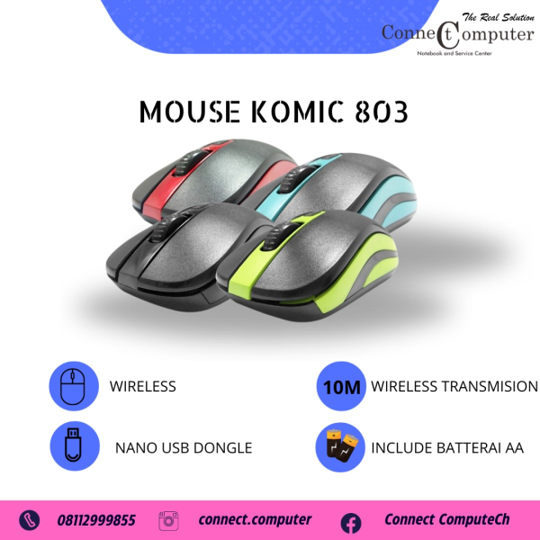 mouse wireless komic km803