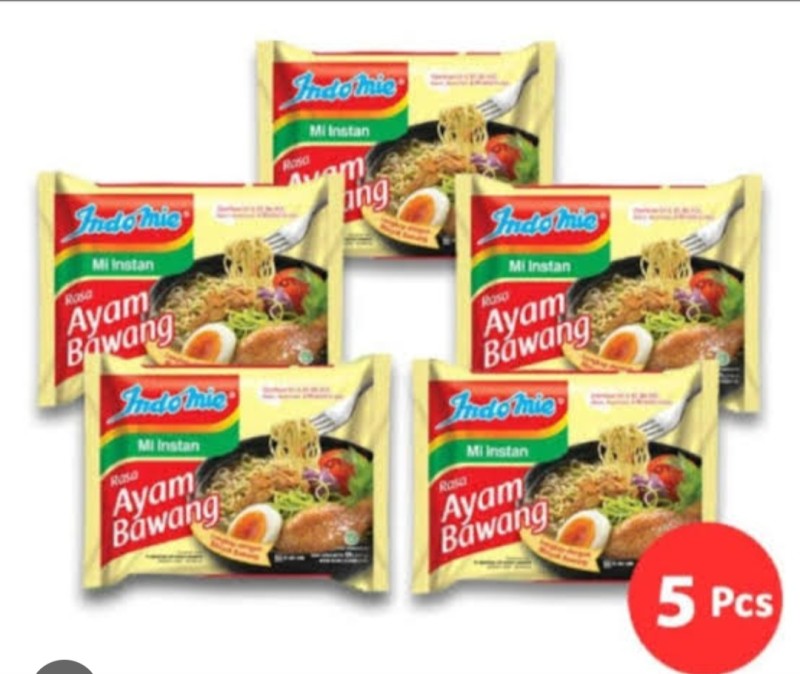 GROSIR indomie ayam bawang 5pcs