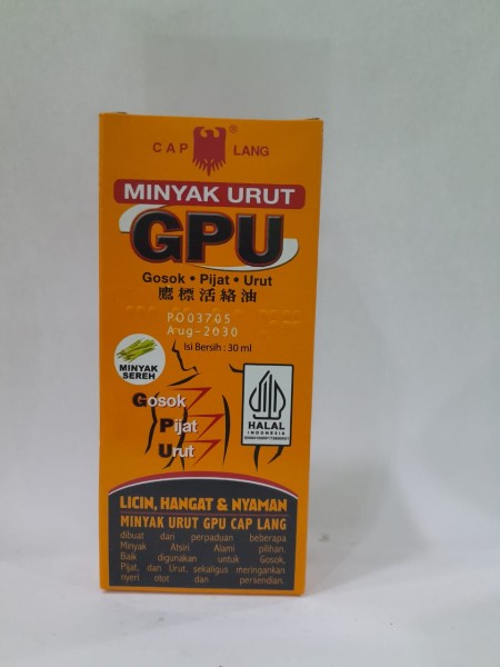 GPU MINYAK URUT SEREH 30ML