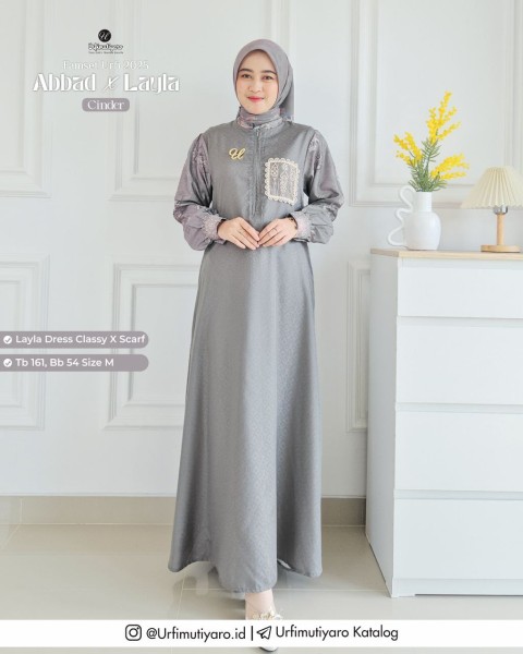 LAYLA DRESS CLASSY CINDER