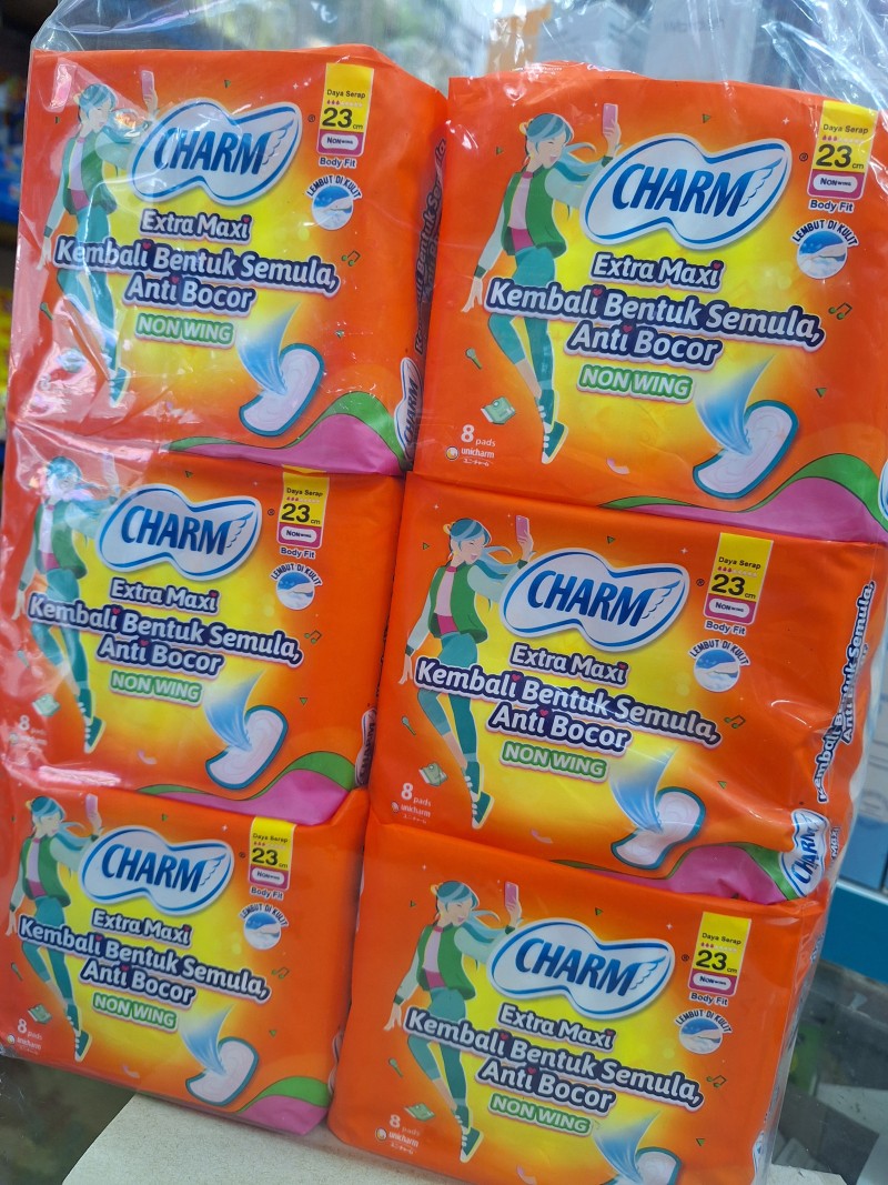 Charm non sayap isi 8