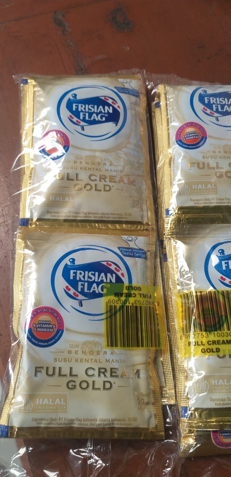 susu bendera gold
