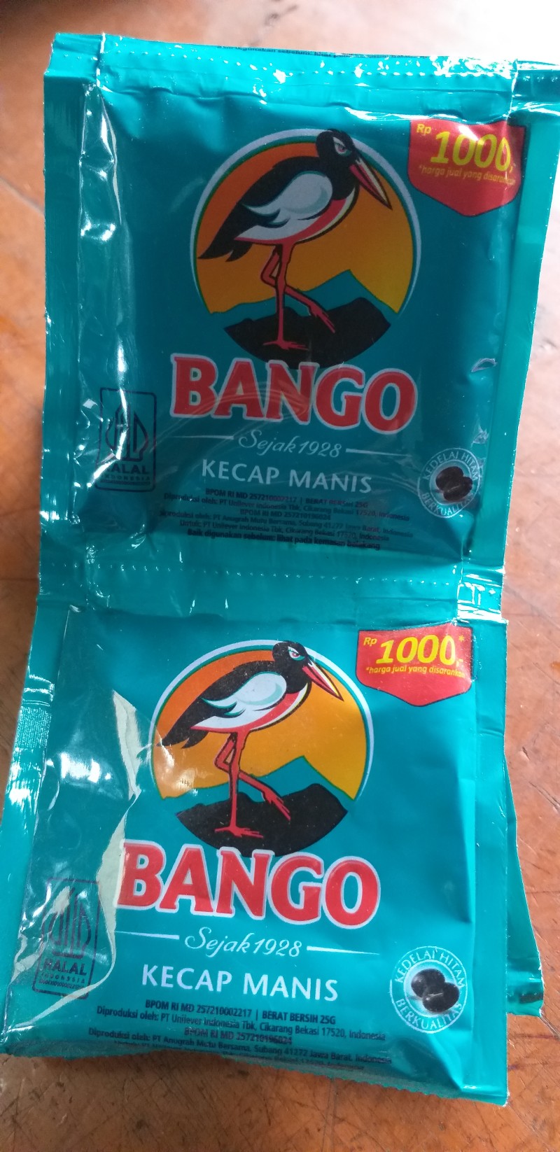 kecap bango 1rb