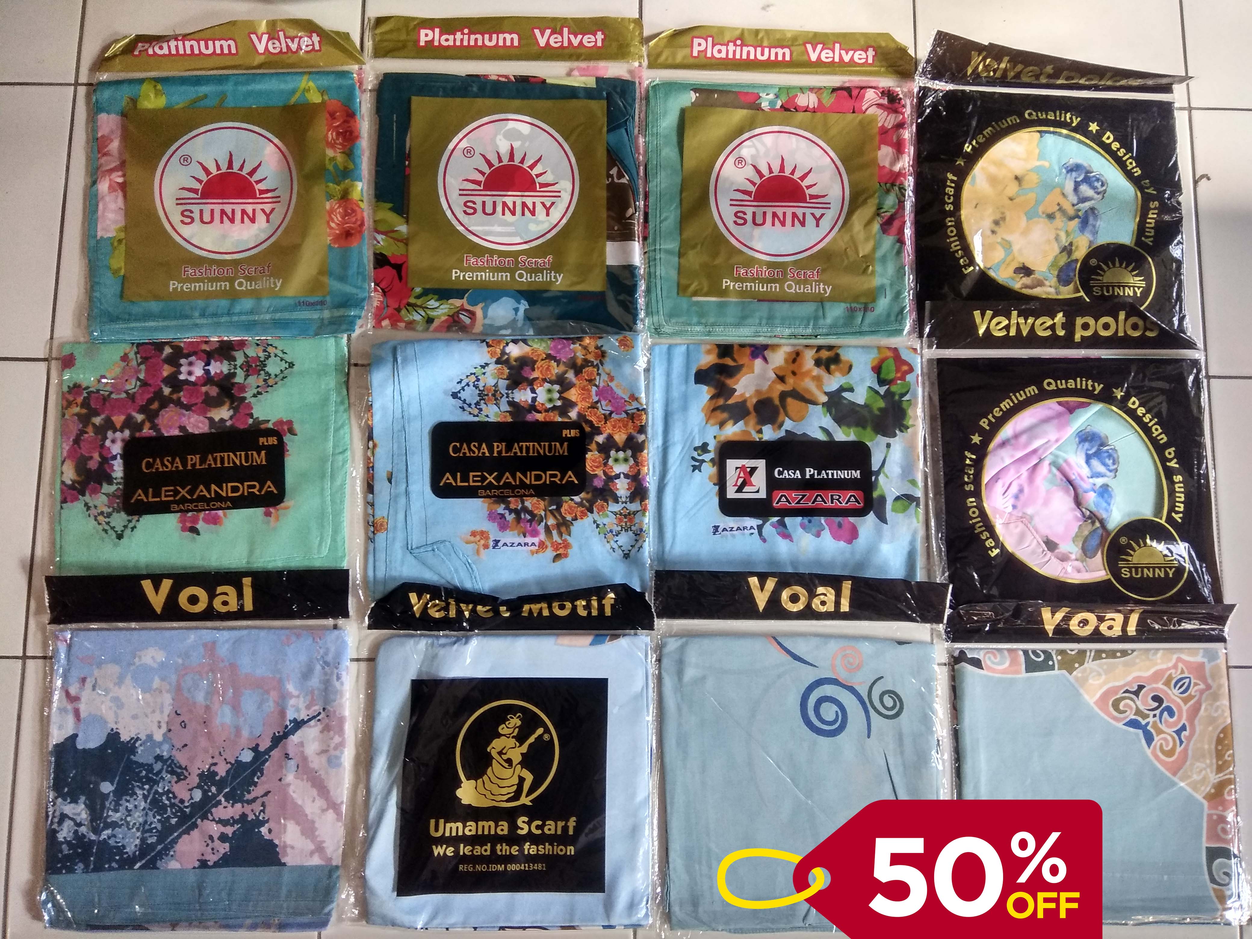 KERUDUNG DISKON MURAH 4 (baca deskripsi sebelum pesan)