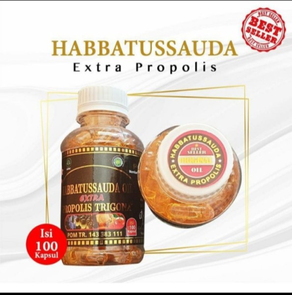 Habbatussauda Extra Poropolis Trigona 100 Kapsul