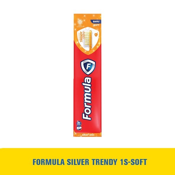 Sikat Gigi Formula Silver Trendy