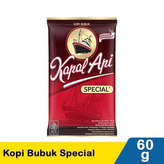 Kopi kapal api 60g isi 10