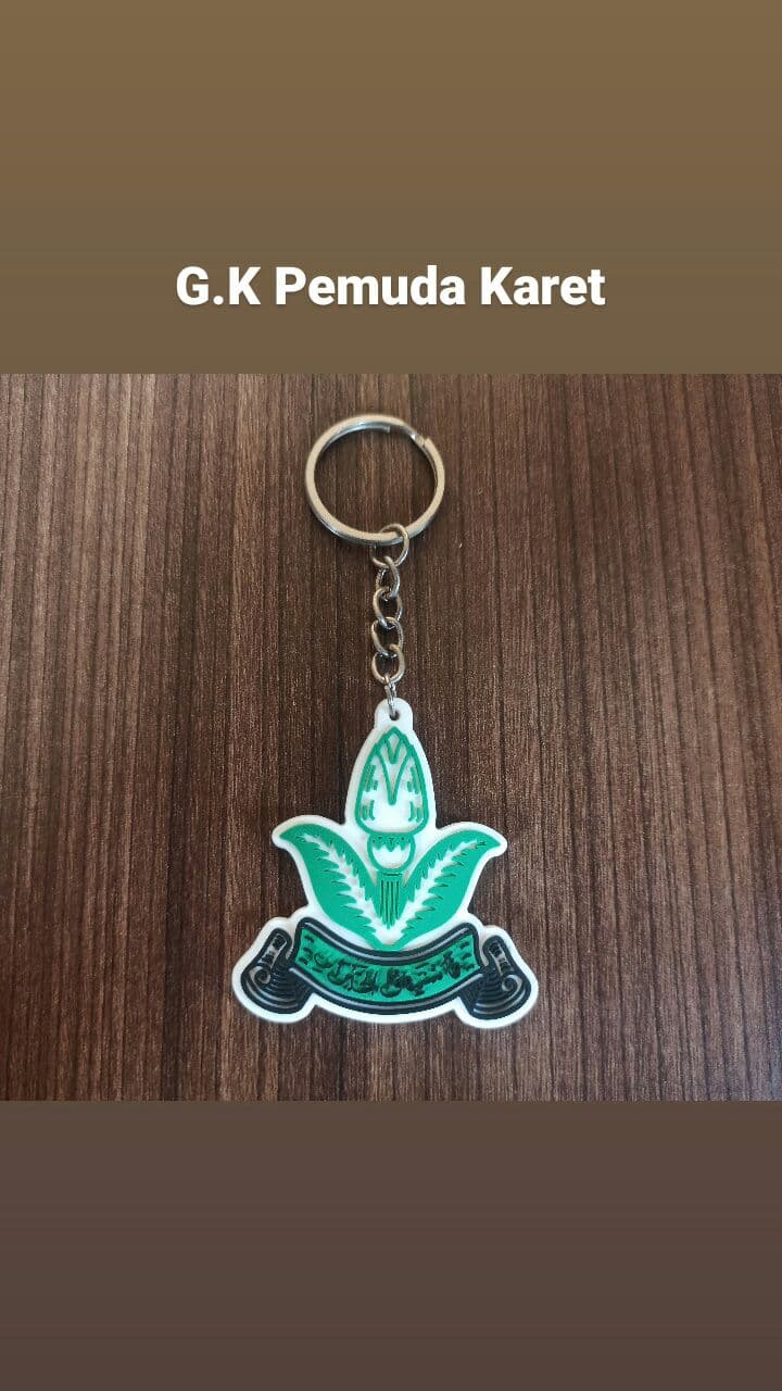 Gantungan Kunci Pemuda Karet