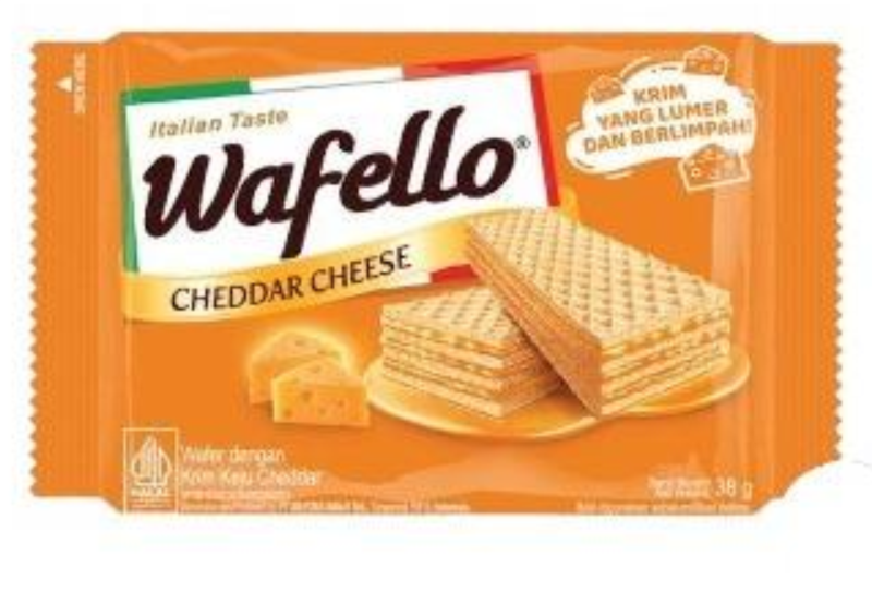 WAFELLO CHEDDAR CHEESE 38GR