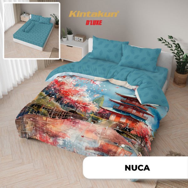 Kintakun Bedcover 3D Printing Nuca Set size 180x200