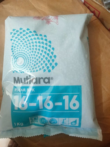 Npk mutiara 16 16 16  1 kg