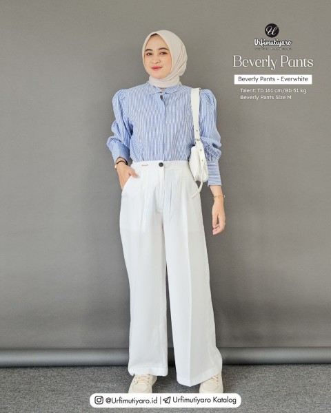 BEVERLY PANTS EVERWHITE